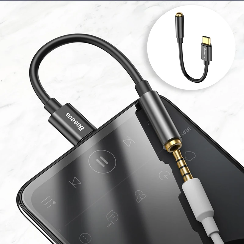 مبدل USB-C به AUX بیسوس مدل CATL54-01